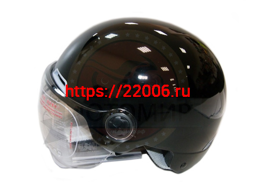 Шлем открытый YM-351_7 "YAMAPA", белый, черный, размер L, летний (NEW) (12 шт. в упак.) фото 4