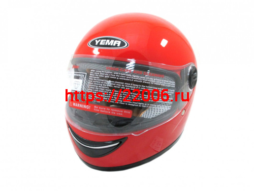 Мотошлем YM-205 KIDS красный (M)
