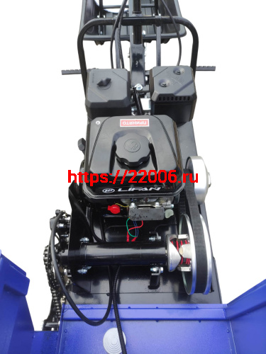 Мотобуксировщик компактный с седельным модулем ЛИДЕР-ДЕЛЬТА-2S-CVTL (+фара), 8+ лс. ВАРИАТОР TAV2-40 фото 9