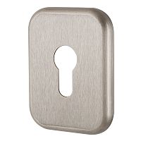 Декоративная Armadillo (Армадилло) Квадратная накладка на цилиндр ET-DEC SQ (ATC Protector 1) SN-3 Мат.никель