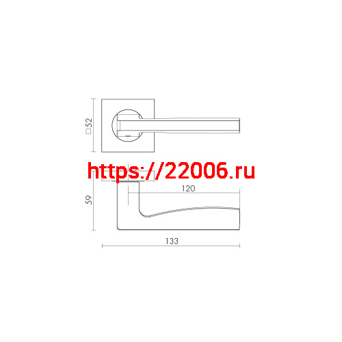 Ручка Fuaro (Фуаро) раздельная K.KM52.ROCK (ROCK KM) GR-23 графит фото 3 Ручка Fuaro (Фуаро) раздельная K.KM52.ROCK (ROCK KM) GR-23 графит фото 3