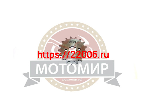 Звезда 17 зуб. (428) (d18-20; 2х34) цепи, ведущая CG/CB 125-250 Кобра, Симплер 157FMI,163FML,166FMM