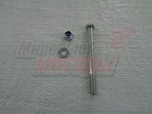 Ось колеса тачки садовой, М12*120 мм с гайкой и шайбой