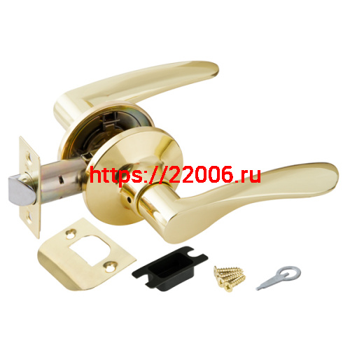 Ручка Punto (Пунто) защелка DK620 PB-PS (6020 PB-P) (без фик.) золото