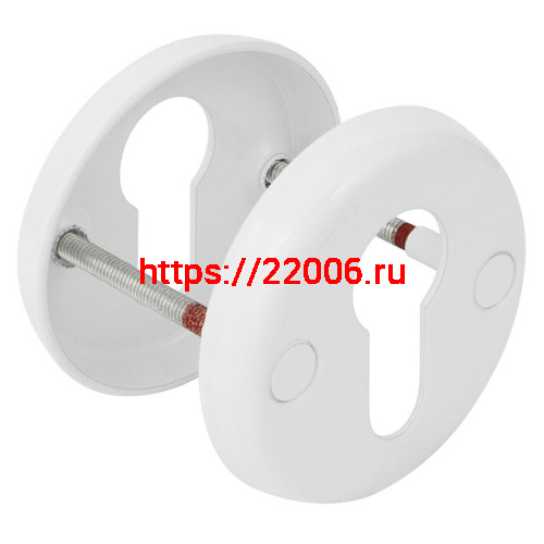 Декоративная Fuaro (Фуаро) накладка ESC-С-001-WH цилиндровая (белый)