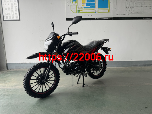 Мопед Alpha SA Max OFFROAD (Тюнинг) (багажник,зад,литые диски,обтекатель,LED фара) ЧЕРНЫЙ фото 4