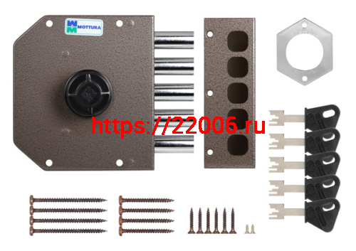 Замок Mottura (Моттура) накладной 30.601 S (левый) фото 2