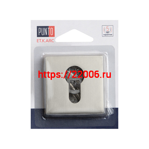 Накладка Punto (Пунто) под цилиндр ET.K.ARC.Q52 (ET ARC) SN-3 мат.никель фото 2