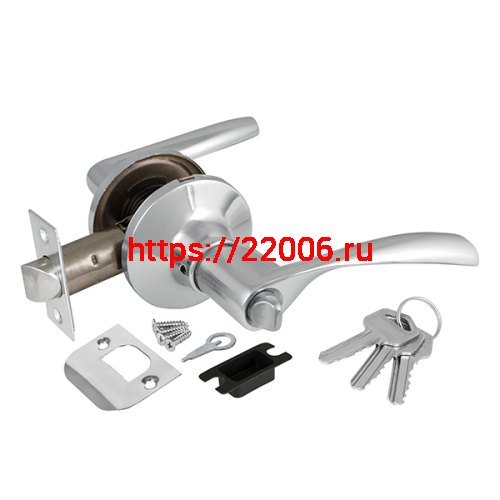 Ручка Ajax (Аякс) защелка DK610 CP-ET (6010 CP-E) (кл./фик.) хром