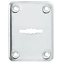 Декоративная Punto (Пунто) накладка ESC081/0-SS (нержавейка) на сув. замок без шторки (1 шт.) тех.упак.