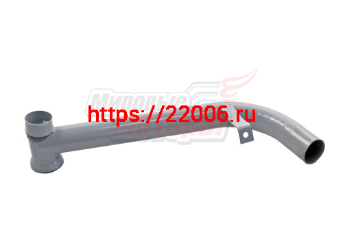Патрубок Буран бокового выхлопа ДЛИННЫЙ (капот пилить не надо)