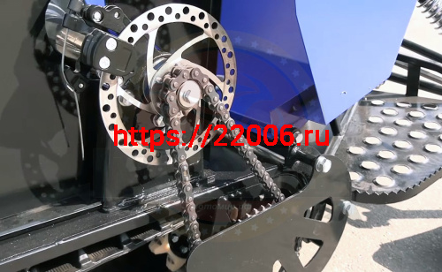 Мотобуксировщик компактный ЛИДЕР-СИГМА-2, 8+ л.с., с РЫЧАЖНЫМ лыжным модулем, ВАРИАТОР TAV2-40 фото 4