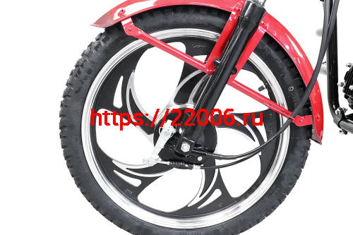 Мопед KT50 Alpha ЛЮКС (Форсир.) (компл-я Люкс, сигн.с автозап,кофр) красный фото 3