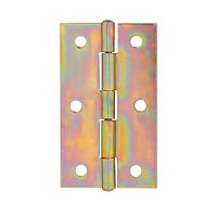 Петля Ajax (Аякс) карточная универсальная LM/IN40x75x1,2U YZN желтый цинк (2 шт)