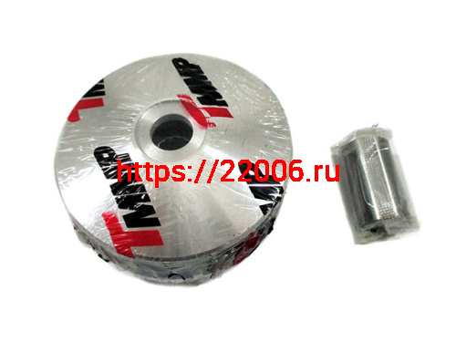 Вариатор Yamaha JOG-90 в сборе (ролики, наружный шкив, палец) Вариатор Yamaha JOG-90 в сборе (ролики, наружный шкив, палец)