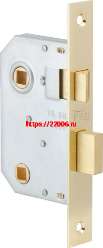 Защелка Kale kilit (Кале килит) врезная 251 WC (44 mm) (латунь), прав.