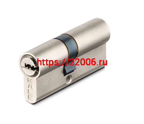 Цилиндровый Kale kilit (Кале килит) механизм 164 SN/80 (30+10+40) mm никель 5 кл.