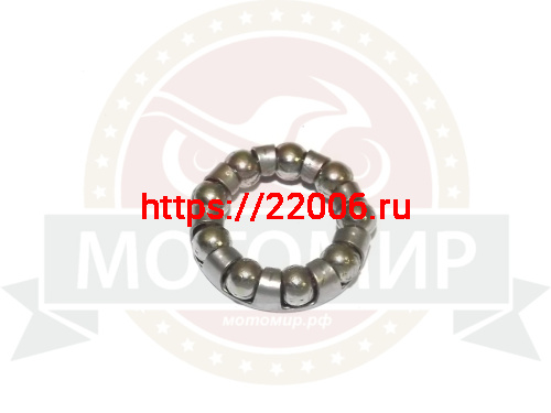 Подшипник вело кареточного узла малый, 9 шариков, 1/4" (6.36мм), D-29мм, (Русский стандарт) JK 6503