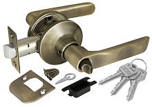 Ручка Fuaro (Фуаро) защелка DK624/BL AB-ET (624/BL AB-E) (кл/фик.) бронза