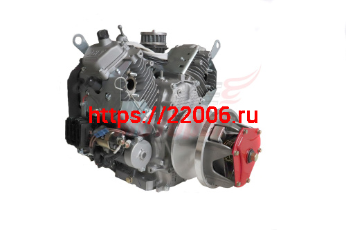 Двигатель Буран 24 л.с. 4х такт.с руч.+эл.старт.(Lif.+вар.+провод.+колено гл.+катуш.240Вт)(ПОЛНОСТЬЮ ГОТОВ К УСТАНОВКЕ)