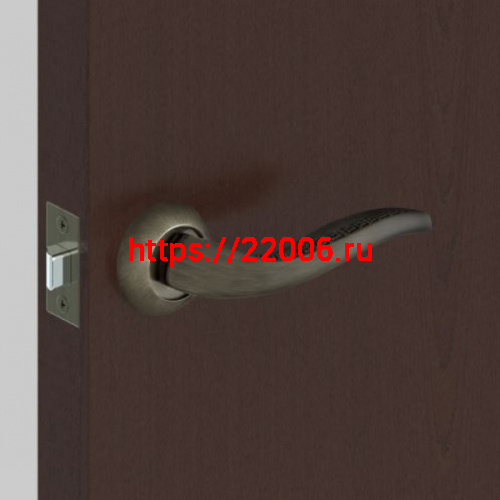 Ручка Punto (Пунто) раздельная GERION TL/HD ABG-6 зеленая бронза фото 2