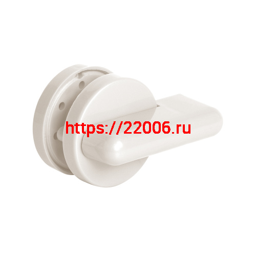 Ручка Ajax (Аякс) поворотная BK6.WC.CABIN PVC WH белый