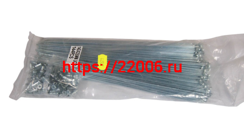 Спицы велосипедные с ниппелем 225мм, под 24 обод" (компл. 144шт) фото 2