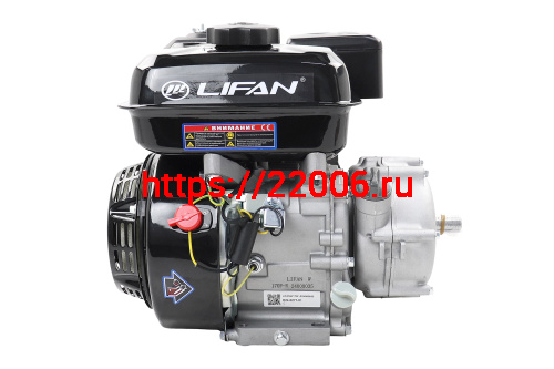 Двигатель LIFAN  7,0 л.с. 170F-R с автоматическим сцеплением и пониж. редуктором 2:1 (212сс, вал d20) фото 2