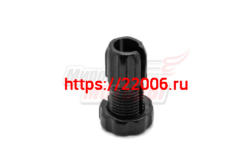 Болт натяжения троса в тормозную ручку M10х14мм алюм., черны