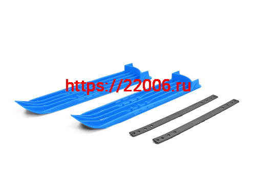 Лыжи детские пластмассовые большие 1 ремешок фото 2