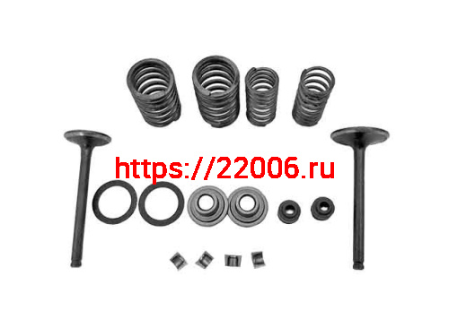 Ремкомплект головки 153FMI/154FMI d-23/28мм (пружина, тарелки, сухари, клапана, масл.колпачки)