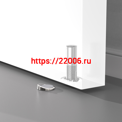 Упор Armadillo (Армадилло) дверной скрытый MAX INOX фото 4