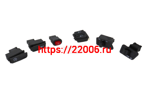 Переключатели руля FT50QT-10 (кнопки 6 шт., компл.)