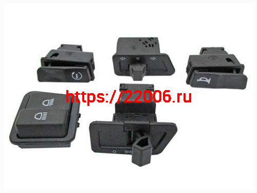 Набор кнопок на переключатели руля 139QMB Набор кнопок на переключатели руля 139QMB