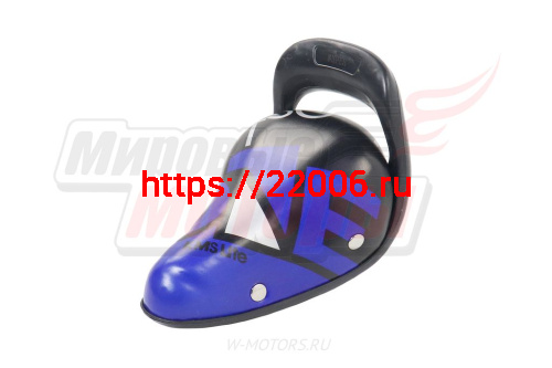 Седло вело детское 16" с ручкой, с клепками фото 3