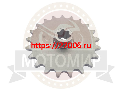 Звезда 21 зуб. Муравей задняя (под ИЖ) (ИМПОРТ)