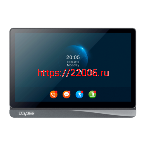 SVM-1025AMDW P2P(silver/black) домофон