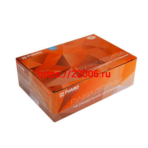 Ручка Fuaro (Фуаро) раздельная K.RL52.REDLINE (RED LINE RL) SSC-16 сатинированный хром фото 3