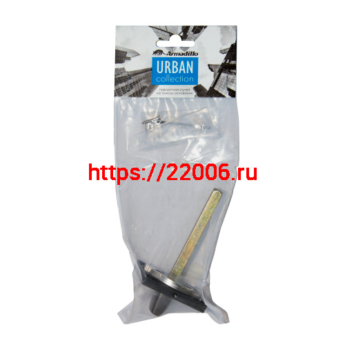 Ручка Armadillo (Армадилло) поворотная BKW8.K.USS52 (BKW8/USS) BPVD-77 вороненый никель фото 2