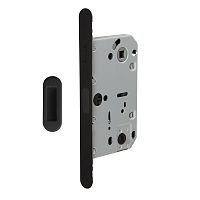 Магнитная Armadillo (Армадилло) защелка WC с ответной планкой GRAVITY.PRO G01.196.50.96 BL черный