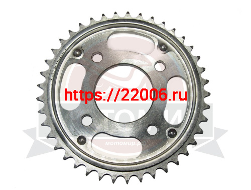 Звезда 41 зуб. (428) (d58мм, 4 отв.) цепи, задняя Cobra Crossfire в сборе с основанием фото 3