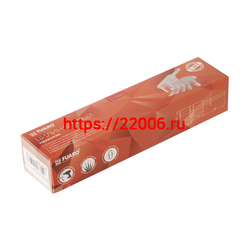 Цилиндровый Fuaro (Фуаро) механизм D-PRO5007 Tang 95 w/k (60+10+25) BL-24 черный 5Key без верт. фото 3