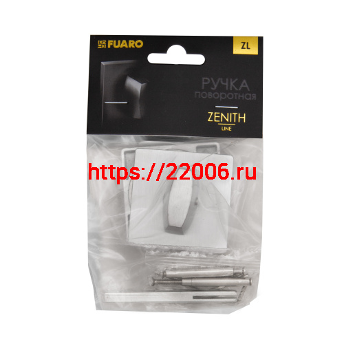 Ручка Fuaro (Фуаро) поворотная BK6.K.ZL52 SSC-16 сатинированный хром фото 2