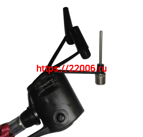 Насос ножной 55х120мм двухцил. (импорт) выс.давл. BEE PUMP FP9805B (БИ-ПАМП) фото 3