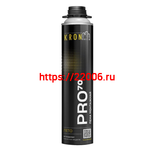 Пена монтажная профессиональная KRONbuild PRO 70, летняя