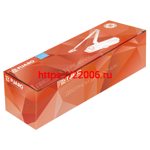 Доводчик Fuaro (Фуаро) дверной DC20-2 (DC-202) AL до 45 кг (алюминий) фото 2