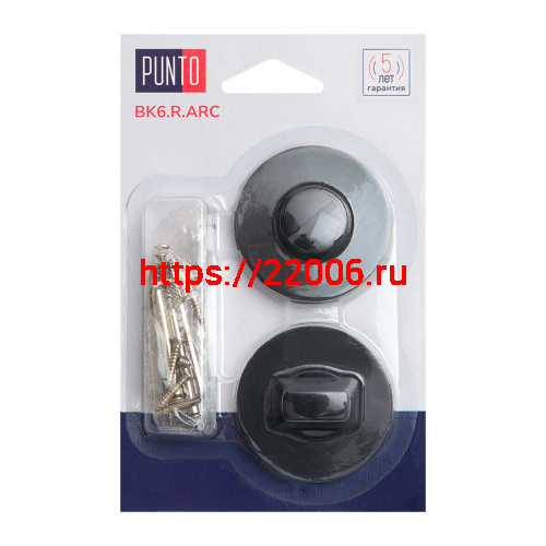 Ручка Punto (Пунто) поворотная BK6.R.ARC.R52 (BK6 ARC) BL-24 черный фото 2