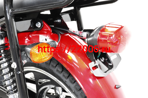 Мопед KT50 Alpha ЛЮКС (Форсир.) (компл-я Люкс, сигн.с автозап,кофр) красный фото 5