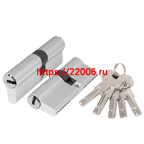 Цилиндровый Ajax (Аякс) механизм (AZ200/90) AZ2000Key90 (35+10+45) CP хром