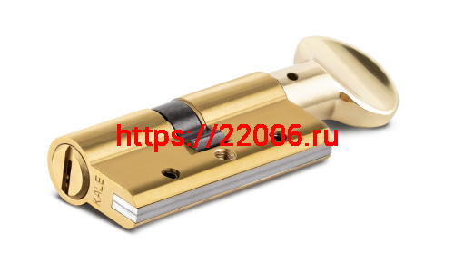 Цилиндровый механизм Kale kilit (Кале килит) с вертушкой 164 DBM-E/70 (30+10+30) mm латунь 5 кл. фото 4
